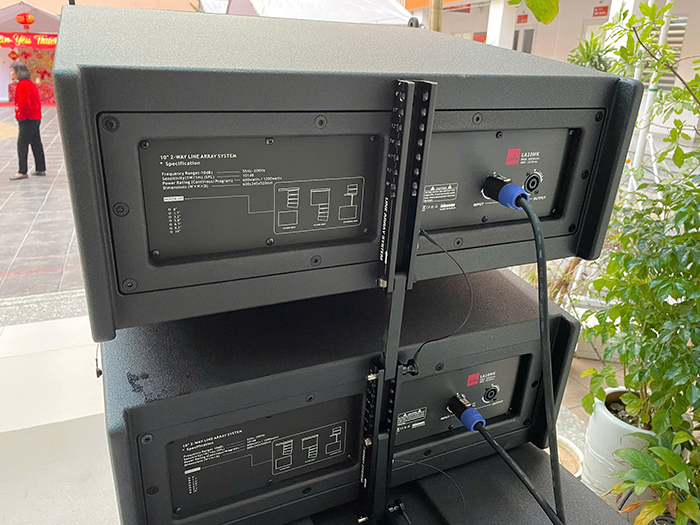 Hệ thống loa array hội trường chất lượng dễ dàng kết nối và liên kết