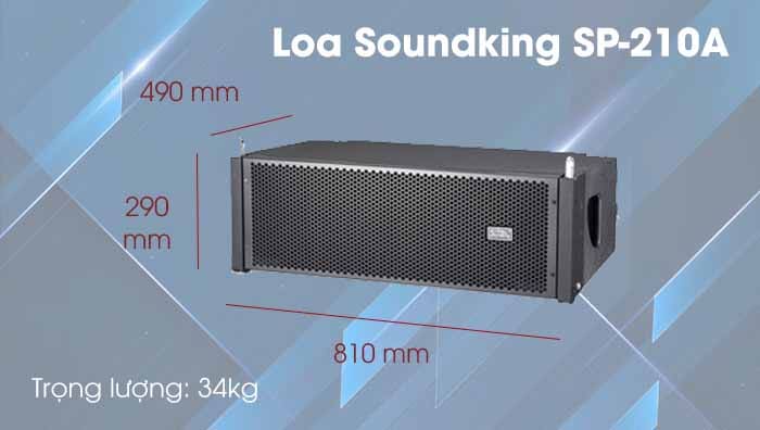 Loa Soundking SP-210A làm từ chất liệu cao cấp Loa Soundking SP-210A làm từ chất liệu cao cấp