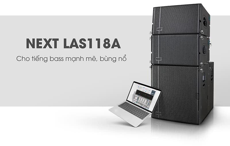 Loa sub NEXT LAS118A Tiếng bass mạnh mẽ, bùng nổ Loa sub NEXT LAS118A Tiếng bass mạnh mẽ, bùng nổ