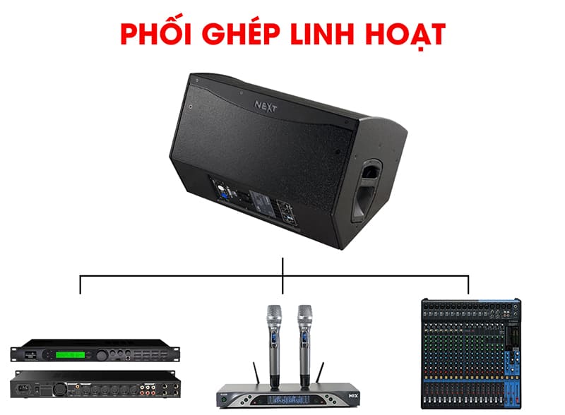 NEXT PFA12 sở hữu công suất mạnh mẽ, phối ghép linh hoạt NEXT PFA12 sở hữu công suất mạnh mẽ, phối ghép linh hoạt