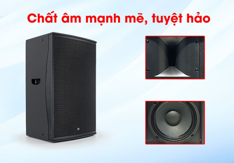 Công suất 700/1400W cho chất âm mạnh mẽ, tuyệt vời