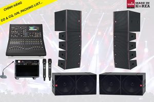 Cấu hình âm thanh hội trường Suim 650 triệu