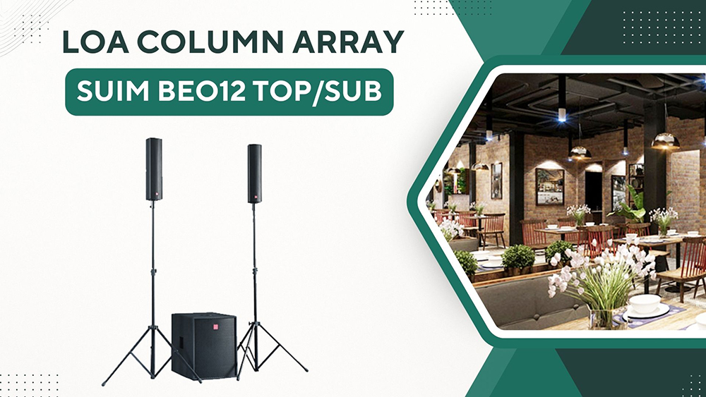 Loa column array SUIM BEO12 TOP + SUB Loa column array SUIM BEO12 TOP + SUB