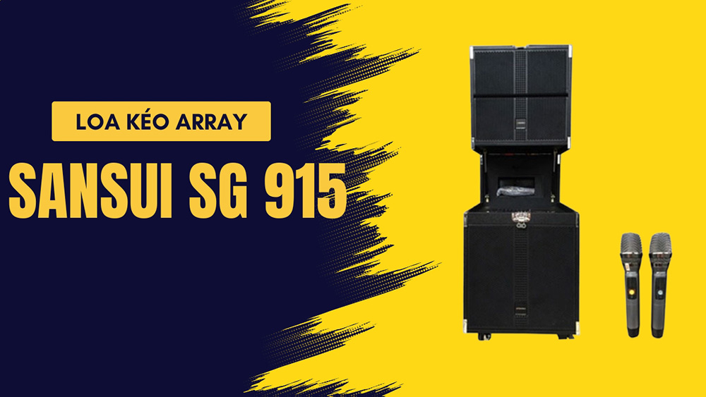 Loa kéo array Sansui SG 9-15 Loa kéo array Sansui SG 9-15