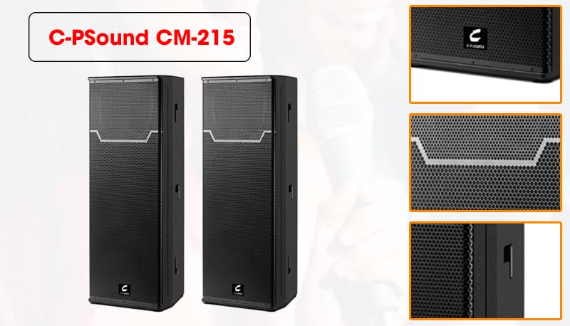 C-P Sound CM-215 có thiết kế chắc chắn, bền chắc