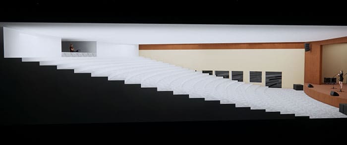 Thiết kế 3D hệ thống âm thanh hội trường 2 tỷ