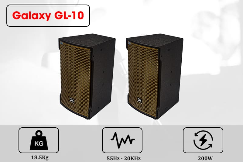 Galaxy GL-10 thiết kế chắc chắn, tone màu sang trọng