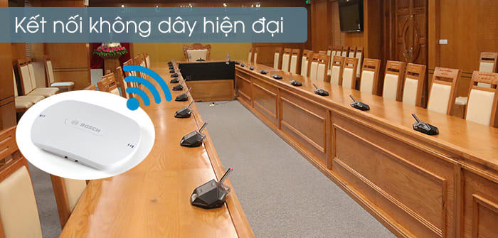 Hệ thống Bosch Dicentis không dây hiện đại