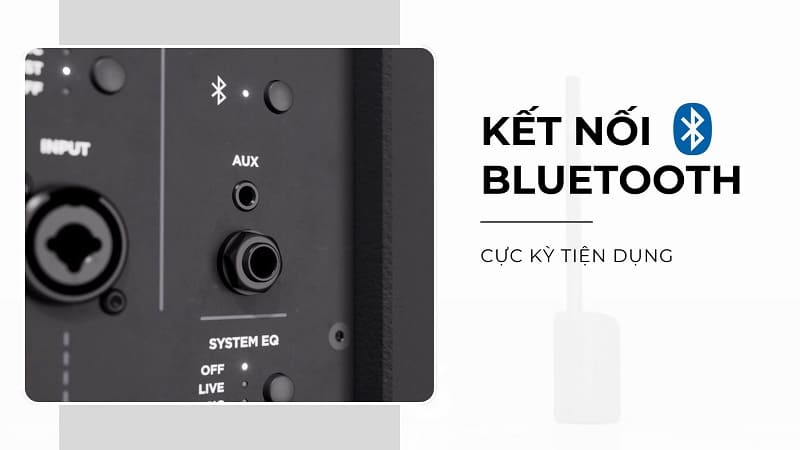 Hỗ trợ kết nối bluetooth không dây tiện dụng
