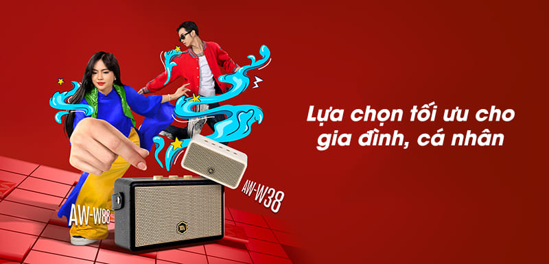 Loa bluetooth Alpha Works AW W88 là lựa chọn tối ưu để nghe nhạc, giải trí cá nhân gia đình