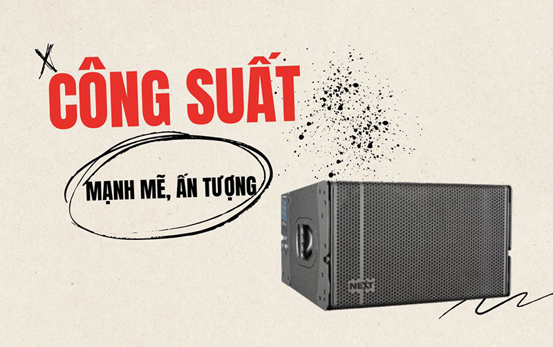 Công suất mạnh mẽ, hiệu suất vượt trội Công suất mạnh mẽ, hiệu suất vượt trội