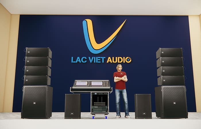 Cấu hình dàn âm thanh hội trường JBL
