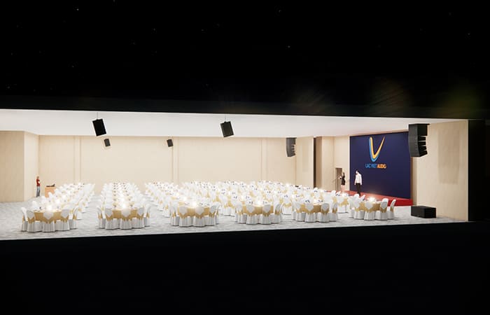 Bản thiết kế 3D các thiết bị trong hệ thống âm thanh Soundking 