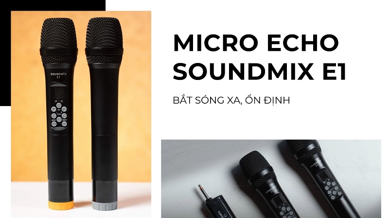 Mic Soundmix E1 bắt sóng xa, ổn định