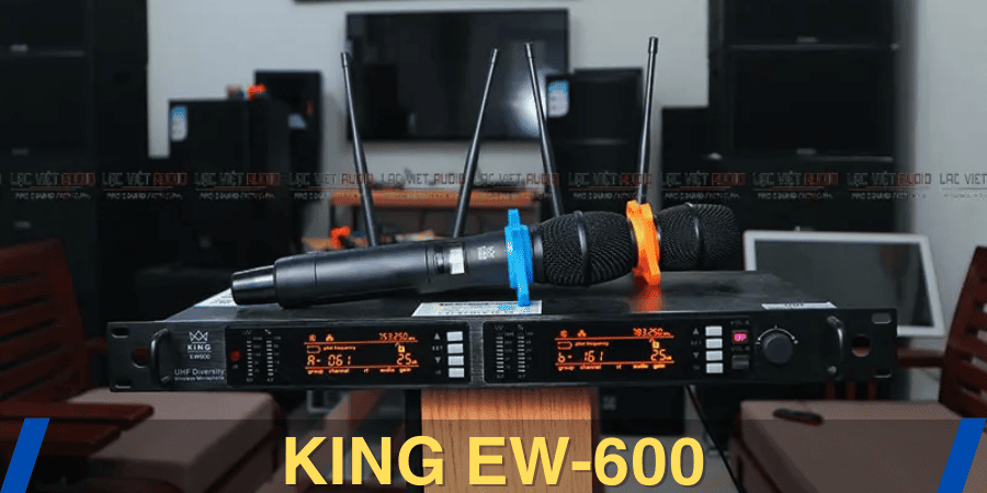 Micro sân khấu chuyên nghiệp King EW-600: 8.000.000 đồng Micro sân khấu chuyên nghiệp King EW-600: 8.000.000 đồng