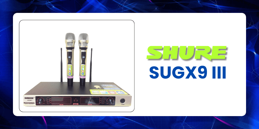 Micro sân khấu giá rẻ SHURE UGX9 III: 3.590.000 đồng Micro sân khấu giá rẻ SHURE UGX9 III: 3.590.000 đồng