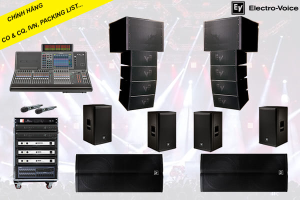 Cấu hình dàn âm thanh hội trường Electro-Voice