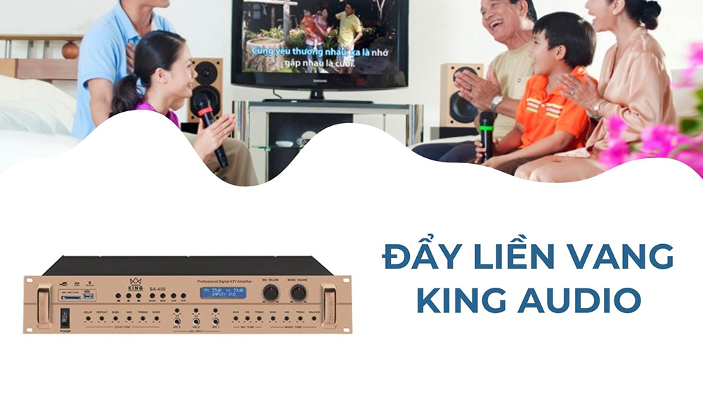 Đẩy liền vang giá rẻ King Audio