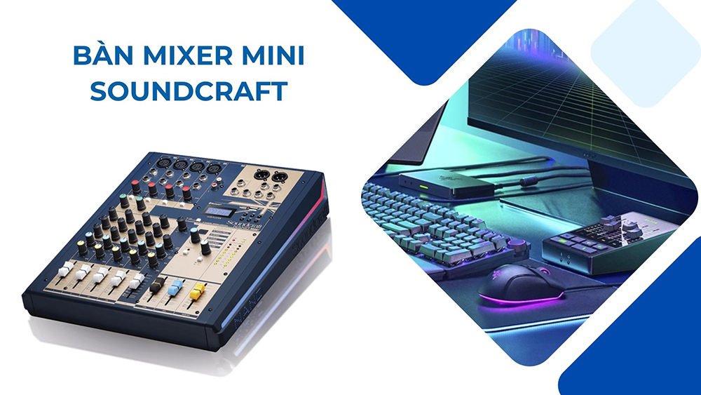 Bàn mixer mini giá rẻ Soundcraft Bàn mixer mini giá rẻ Soundcraft