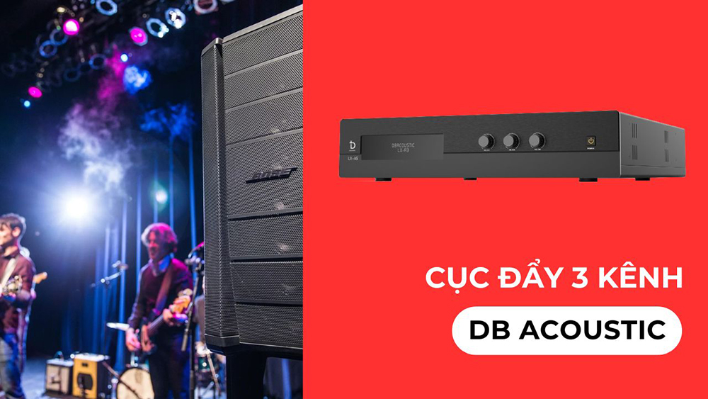 Cục đẩy 3 kênh DB Acoustic