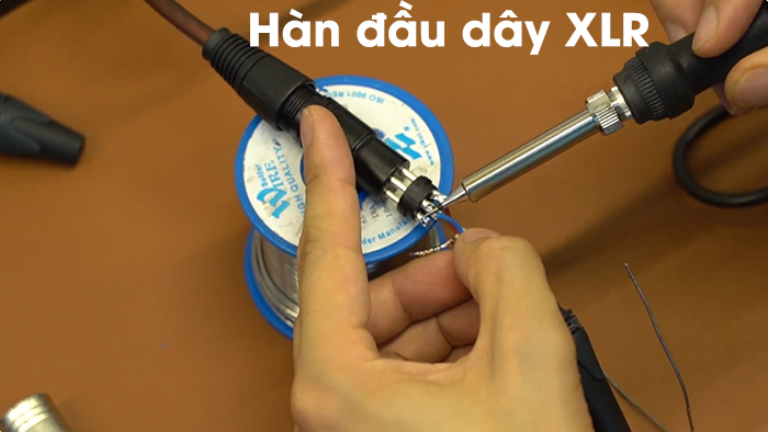 Hàn dây vào đầu XLR