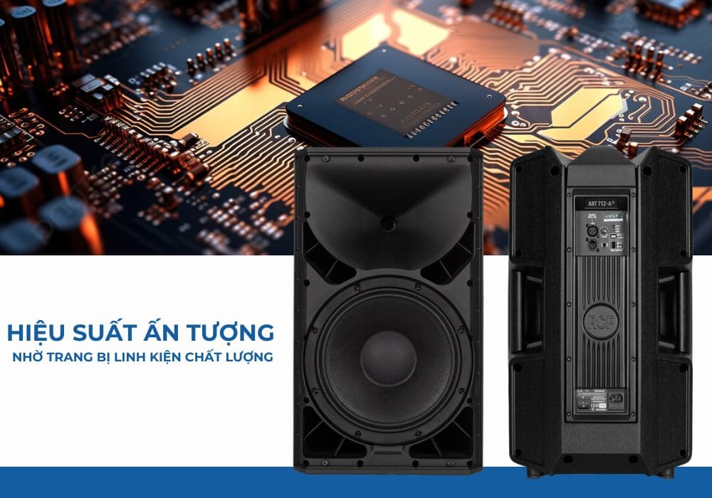 Hiệu suất âm thanh cao, bền bỉ nhờ trang bị linh kiện chất lượng