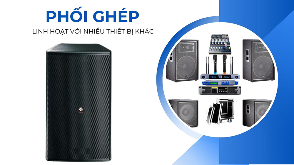 Khả năng phối ghép của loa HD linh hoạt