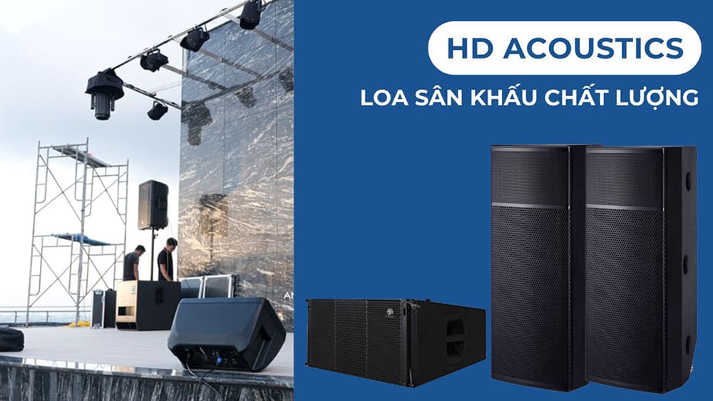Loa sân khấu giá rẻ HD Acoustic - Trung Quốc