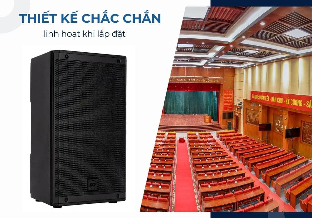 Thiết kế loa chắc chắn, linh hoạt khi lắp đặt