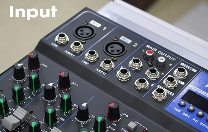 Thiết lập đầu vào đúng cổng input