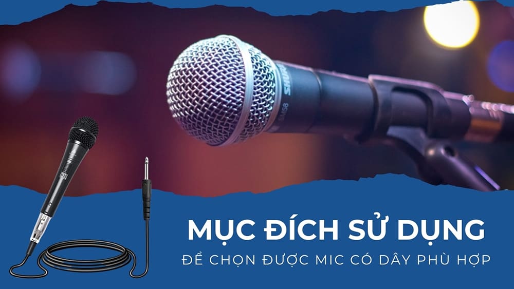 Xác định mục đích hệ thống sử dụng để chọn dòng mic phù hợp Xác định mục đích hệ thống sử dụng để chọn dòng mic phù hợp