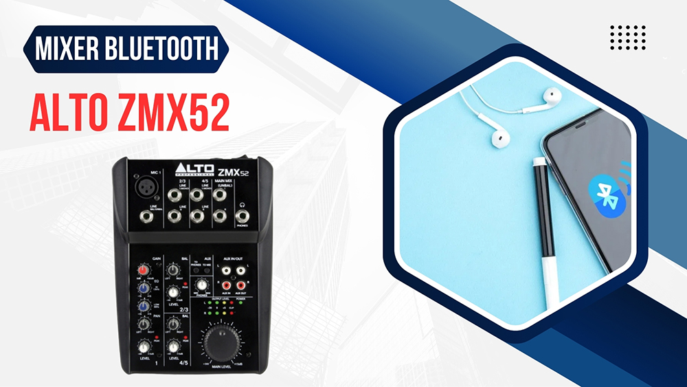 Mixer karaoke bluetooth Alto ZMX52 Mixer karaoke bluetooth Alto ZMX52