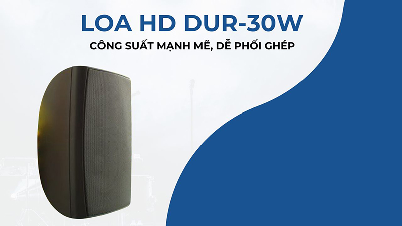 Công suất mạnh mẽ, dễ dàng phối ghép