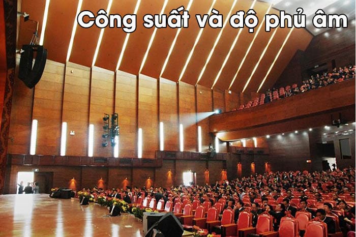 Công suất và độ phủ âm thanh
