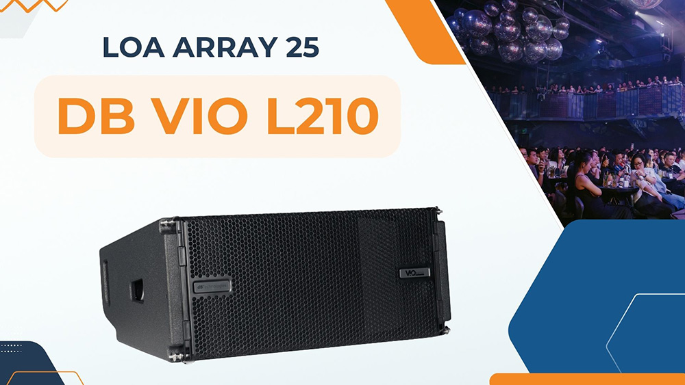 Loa array bass 25 đôi DB Vio L210