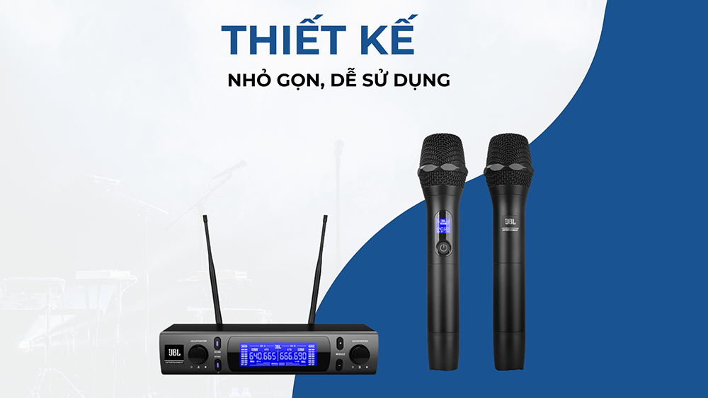 Thiết kế mic không dây giá rẻ nhỏ gọn, đẹp mắt