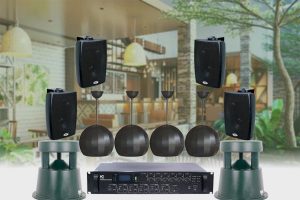 Âm thanh quán CAFE 400m2 có sân vườn 100m2