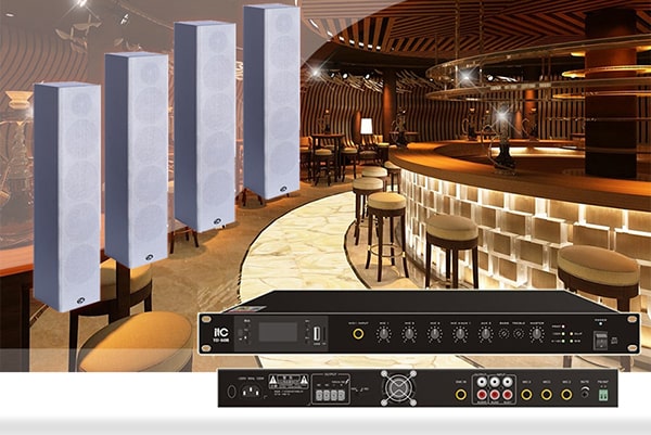 Cấu hình âm thanh nhà hàng cho 1 phòng duy nhất