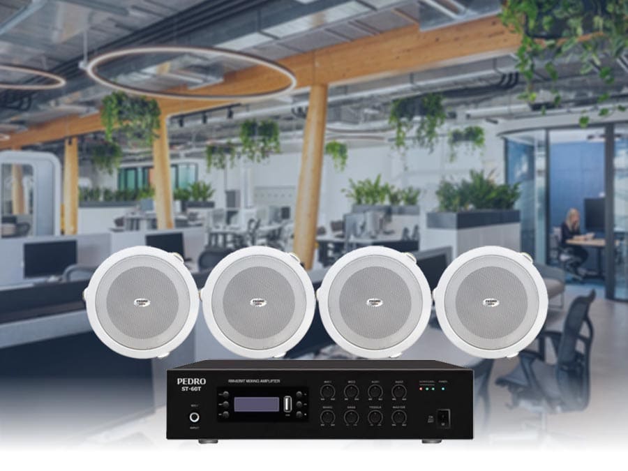 Hệ thống âm thanh cho văn phòng có diện tích 100m