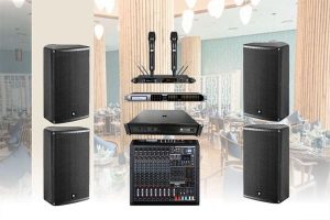 Hệ thống âm thanh nhà hàng diện tích 500m2 – 800m2