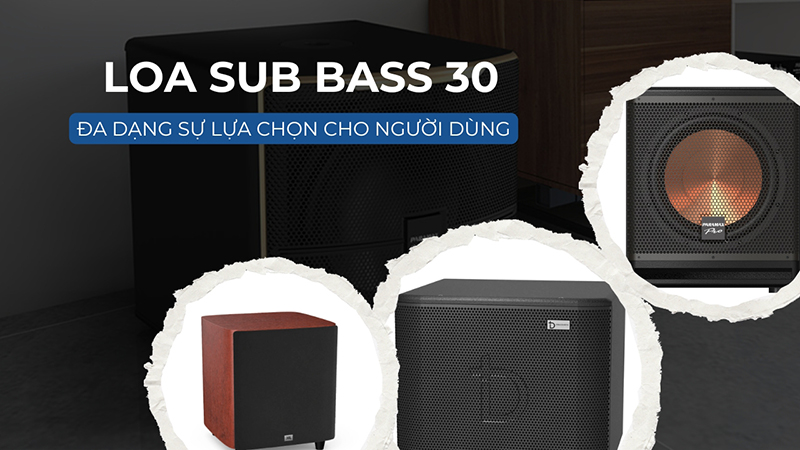 Loa sub bass 30 đa dạng từ công suất, mức giá cho người dùng lựa chọn Loa sub bass 30 đa dạng từ công suất, mức giá cho người dùng lựa chọn