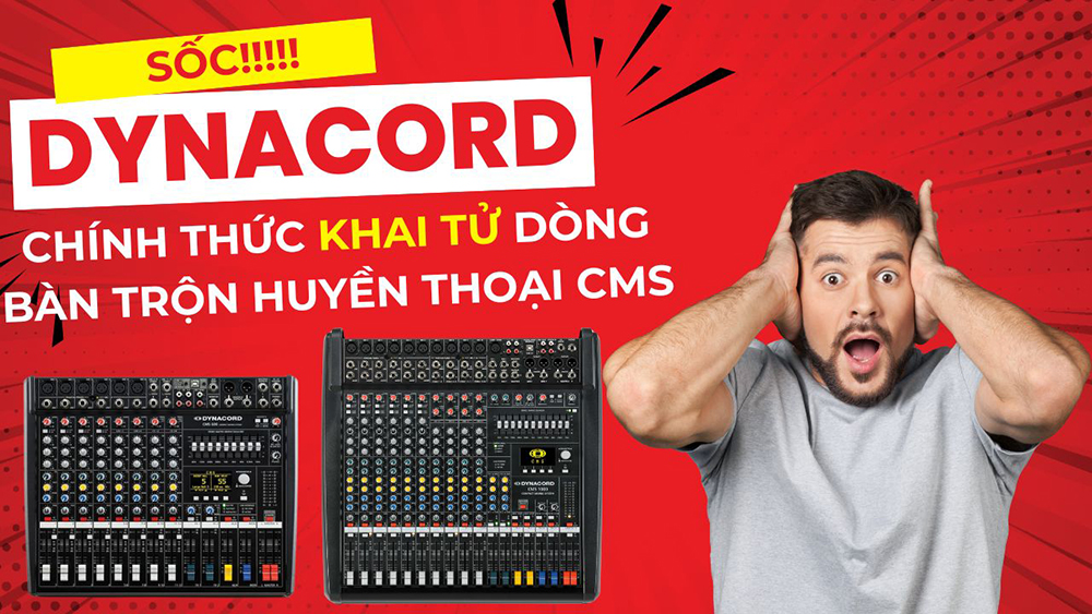 Cú sốc trong giới âm thanh: Dynacord chính thức dừng sản xuất dòng bàn trộn huyền thoại CMS!