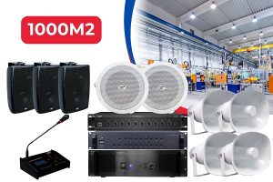 Âm thanh nhà xưởng diện tích 1000m2