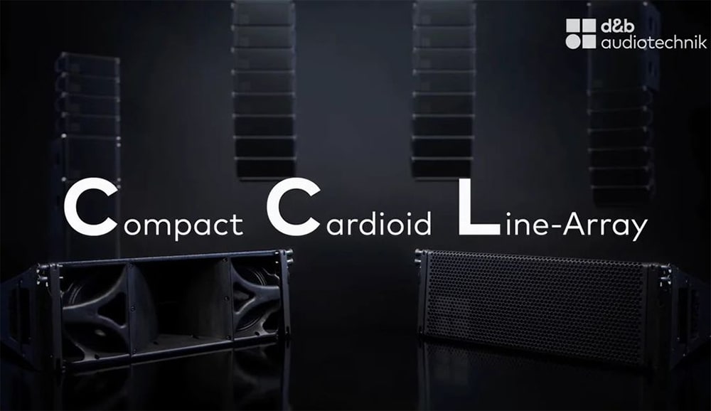 Cardoid Line Array Hãng D&B Audiotechnik ra mắt hệ thống Line Array Cardioid mới nhất