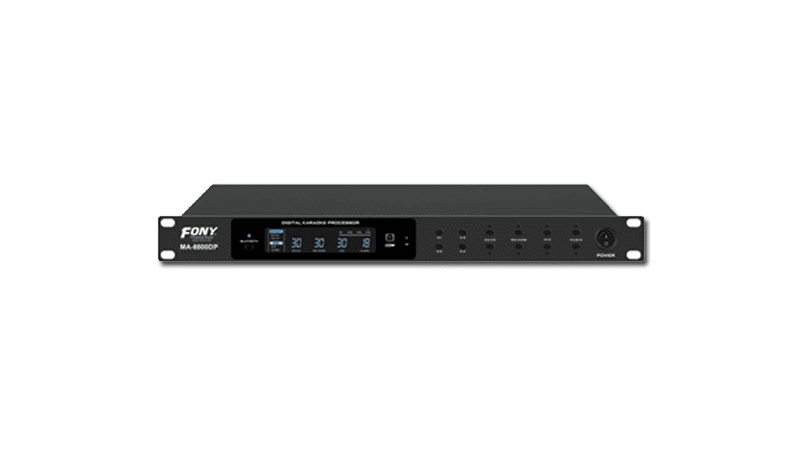 FONY MA-8800DP được trang bị mạch chống va đập, khóa bảo vệ bằng mật khẩu, giới hạn âm lượng tối đa