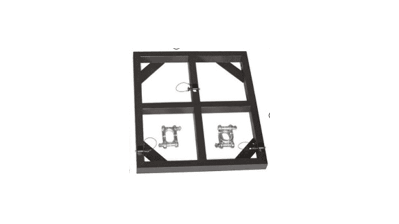 Khung treo loa array FONY GA-210F được chế tạo từ thép cao cấp, phủ sơn tĩnh điện chống gỉ