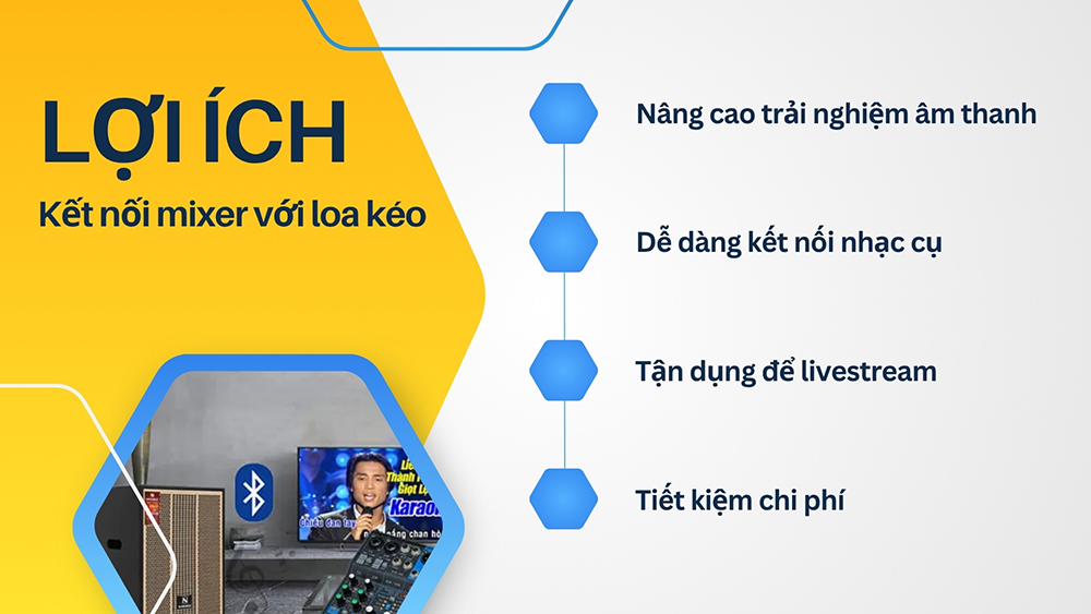 Lợi ích khi kết nối mixer với loa kéo: nâng cao trải nghiệm, tiết kiệm chi phí