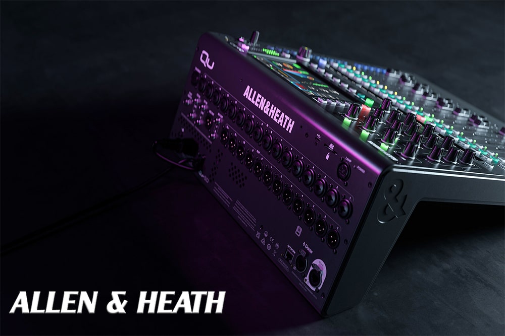 Allen & Heath QU-5D còn hỗ trợ ghi âm đa kênh trực tiếp thông qua cổng USB-C và thẻ SD,...