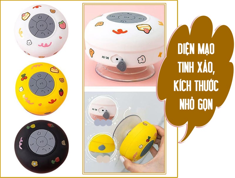 Thiết kế sản phẩm nhỏ gọn dễ dàng mang tới bất cứ đâu