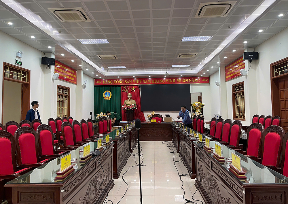 Dự án âm thanh phòng họp Tòa Án Nhân Dân Ninh Bình